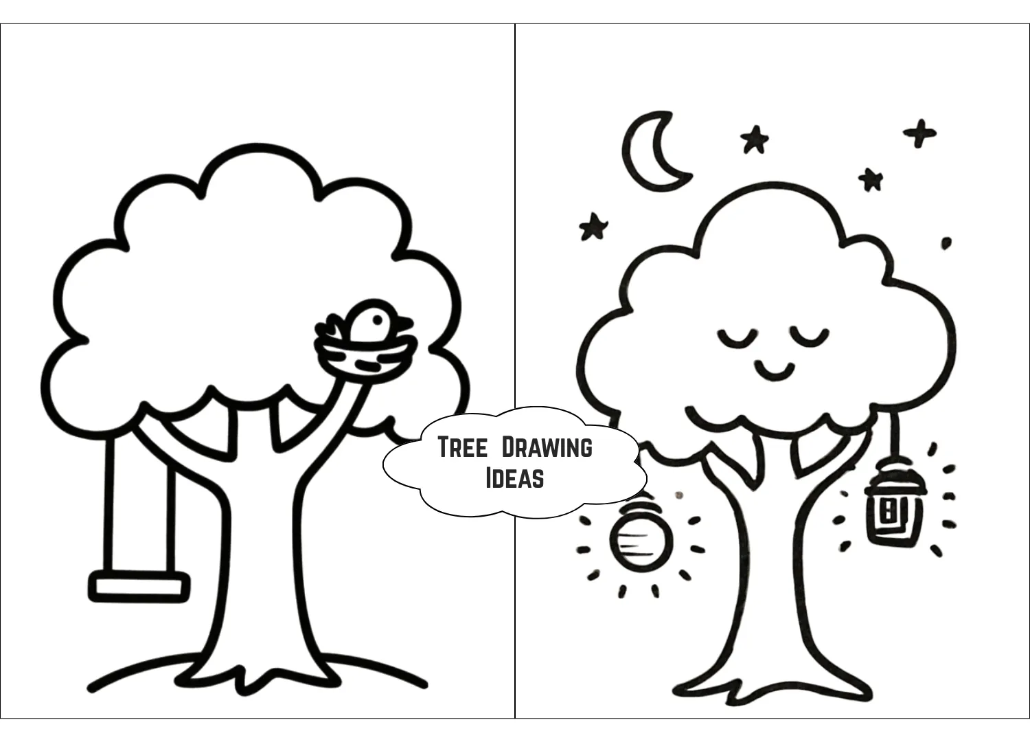 tree drawing ideas